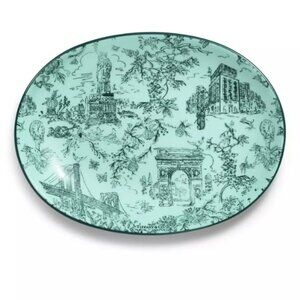 NEW TIFFANY NYC Toile Bone China Jewelry Dish